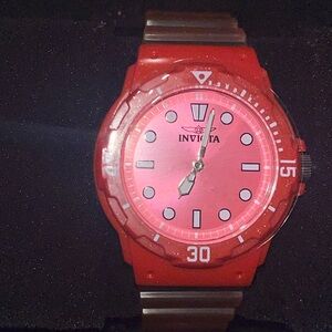 NWT Invicta Celestial Women's Watch - 35mm,
Transparent, Red